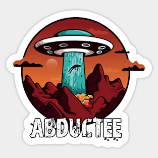 Ufo Adbuctee Sticker